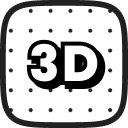 3D Transformer icon
