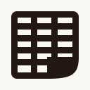 Table to Sticky notes icon