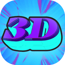 3D Text icon